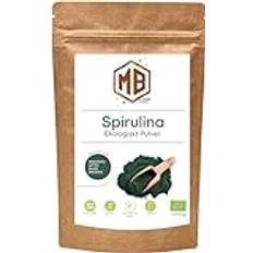 SpirulinaMB Superfoods - Ekologiskt blå spirulinapulver - Ge ditt hälsotillstånd en kraftig boost med premium blåalgasuperfood för smoothies och mer - 200 gram. Organic Powder