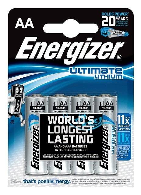 Energizer AA Ultimate Lithium batteri
