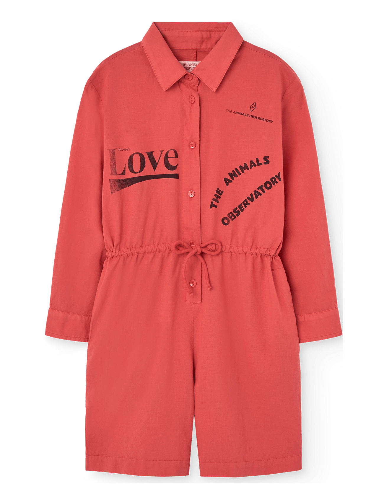 THE ANIMALS OBSERVATORY Squirrel Kid Short Jumpsuit Red | Red | 3 Y