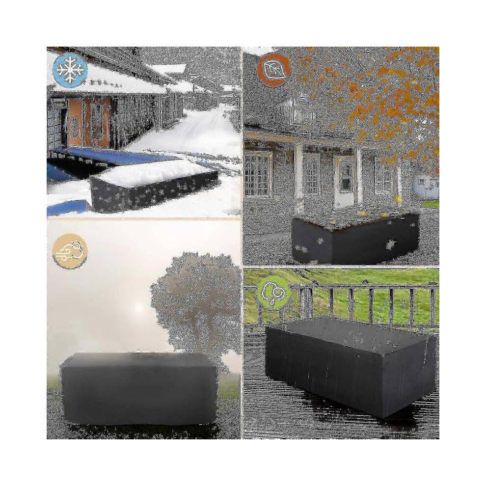 (315*160*74cm) 75 Sizes Waterproof Outdoor Patio Garden Furniture Covers Rain Snow Chair Covers