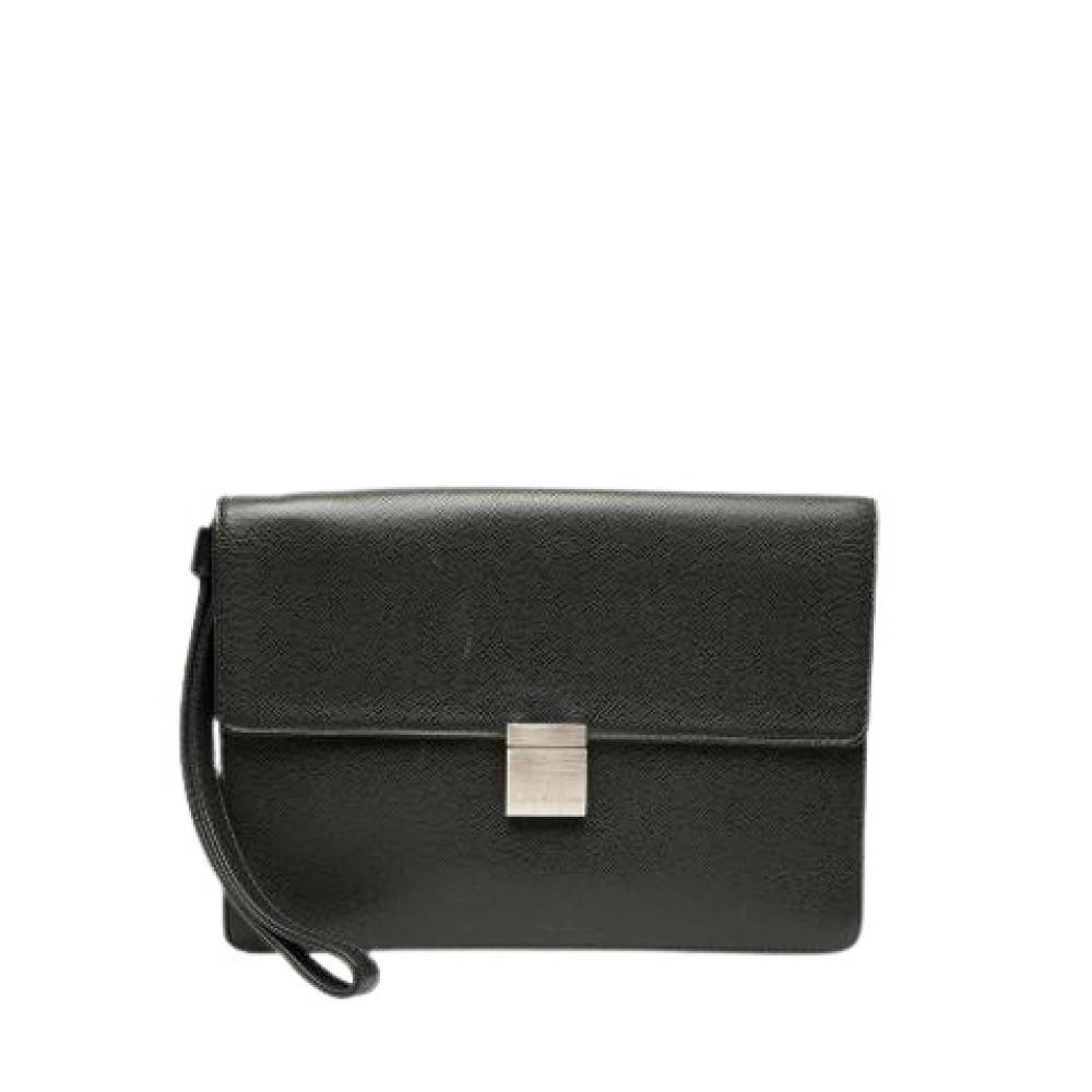 Louis Vuitton Vintage Pre-owned Selenga Clutch - Vintage - Dame - Sort - ONE SIZE - Læder