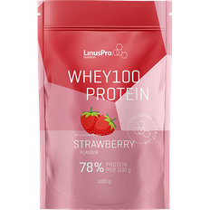 LinusPro Nutrition Whey100 - Jordbær (1 kg)