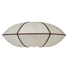 Oi Soi Oi - UFO Lampskärm Offwhite/Bordeaux från Sleepo - Röd,Vit ((ØxH): 70 x 27 cm)