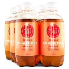 Kultures Kombucha, Persika, 6-pack