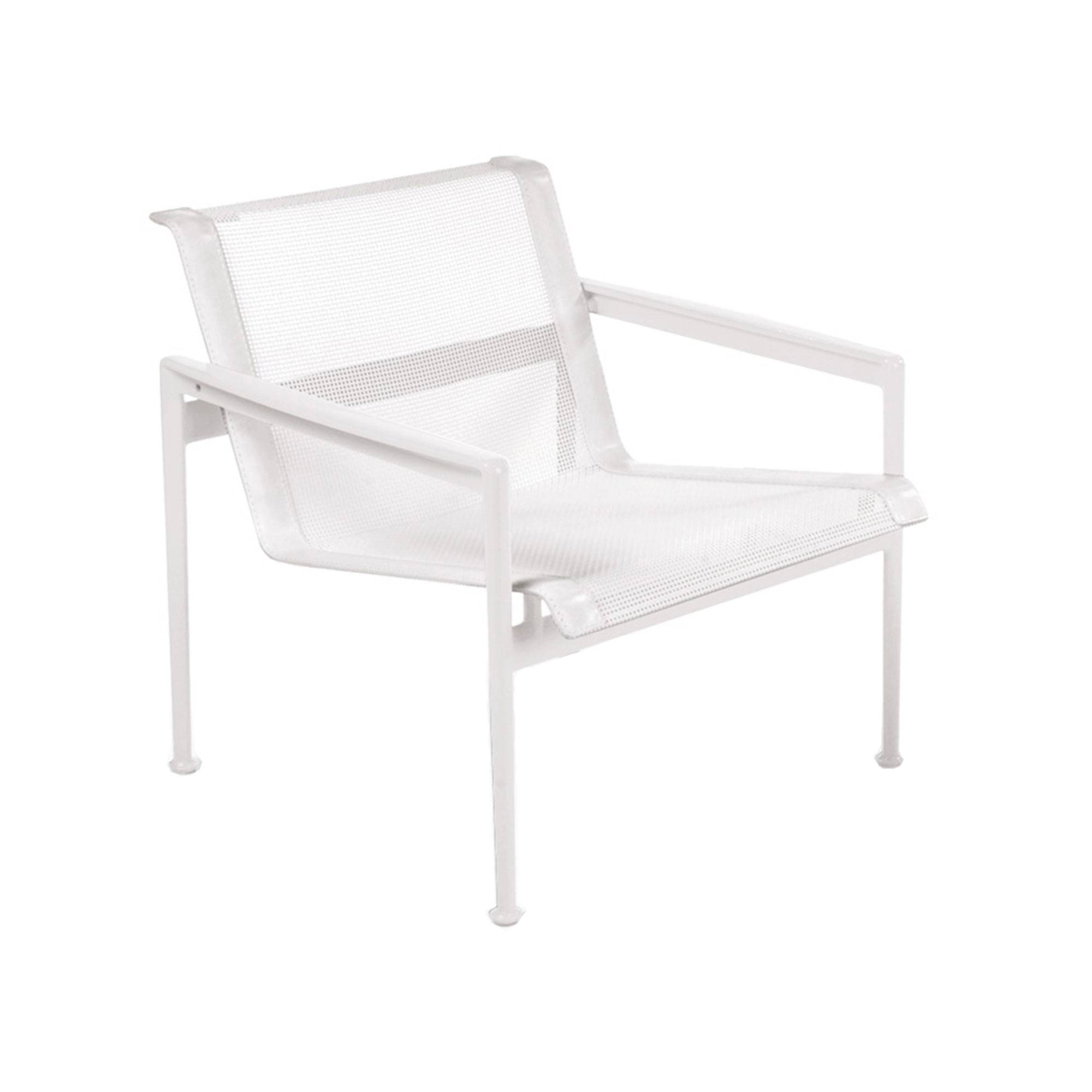 Knoll - 1966 Lounge Chair, Vit - Loungestolar - Richard Schultz - Vit - Metall