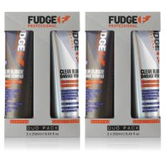 2st Fudge Clean Blonde Damage Rewind Violet Duo Shampoo & Conditioner 2x250ml - 500 ml