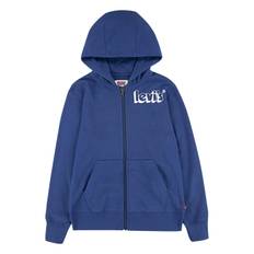 Levis Logo Full Zip Hoodie Juniors - Estate Blue