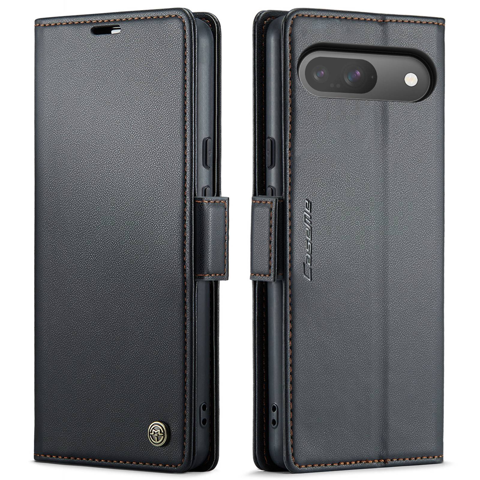 CaseMe Google Pixel 11 Pro XL Slimmat RFID-plånboksfodral, Svart