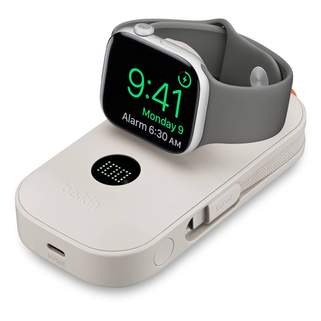Belkin BoostCharge Pro 10K powerbank med Apple Watch-laddare