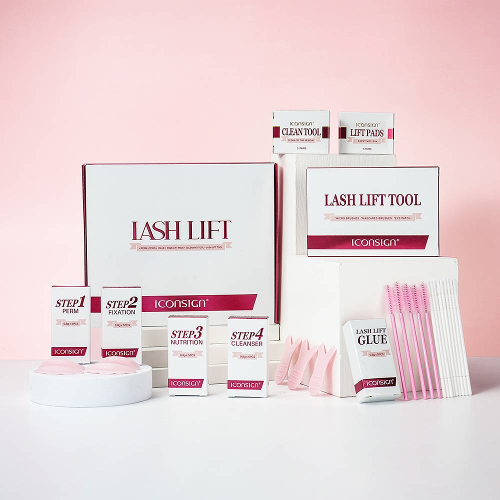 IKA-023 Iconsign eyelash lifting wholesale lash lift kit sachet OEM service