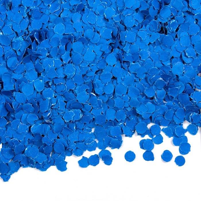 Blå Papir Bordkonfetti 100g.