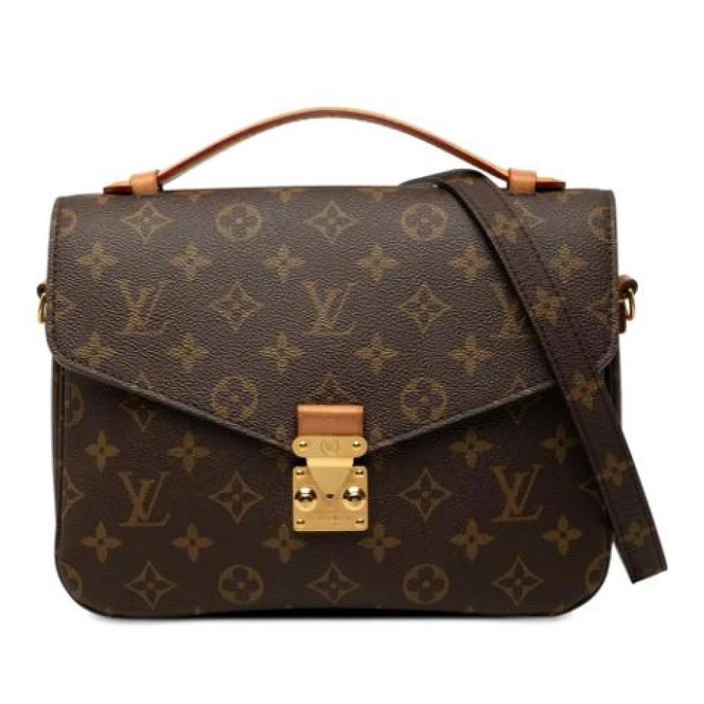 Louis Vuitton Vintage Pre-owned Pochette Metis - Vintage - Dame - Brun - ONE SIZE - Uld
