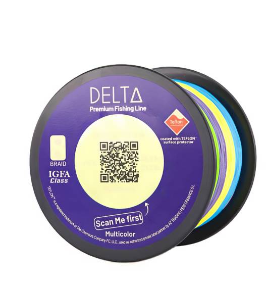 DELTA Teflon X8 Braid Multicolour 0.21 mm/29 LBS 300m