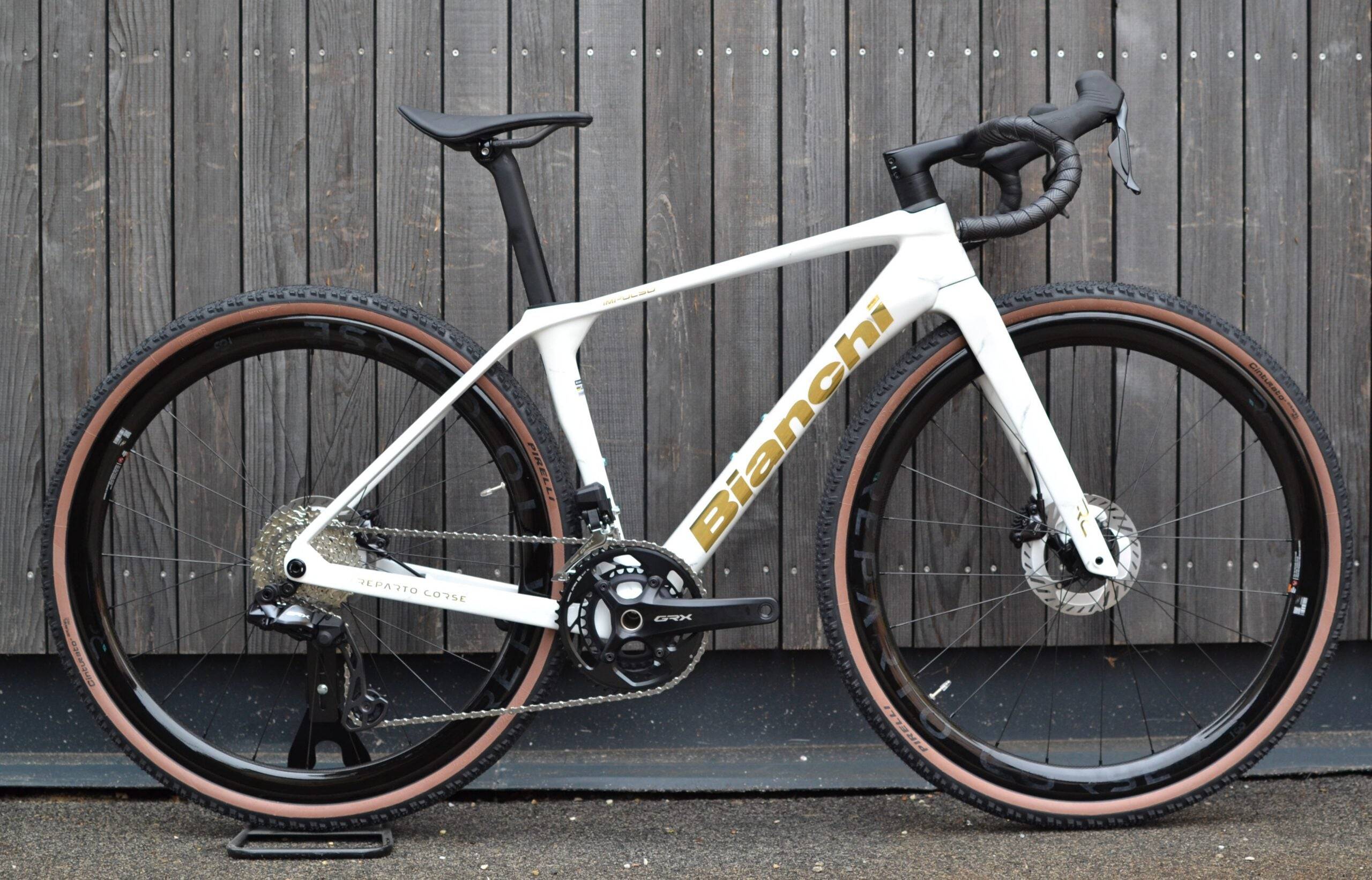 Bianchi Impulso RC 2026 - Shimano GRX Di2 2x12sp - Reparto Corse RC43 - 170 / xl / bn - canova / gold white
