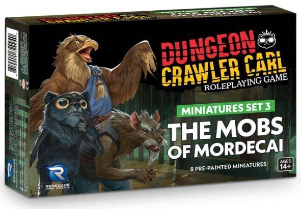 Dungeon Crawler Carl RPG Minis Set 3 The Mobs of Mordecai.