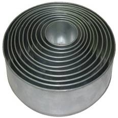 Set med runda bakformar 11 st - höjd 7,5 cm, Eurotins