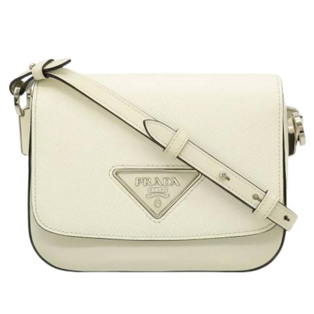Prada Vintage - Pre-owned Saffiano Clutch Bag Vintage - Dam - ONE Size - Läder