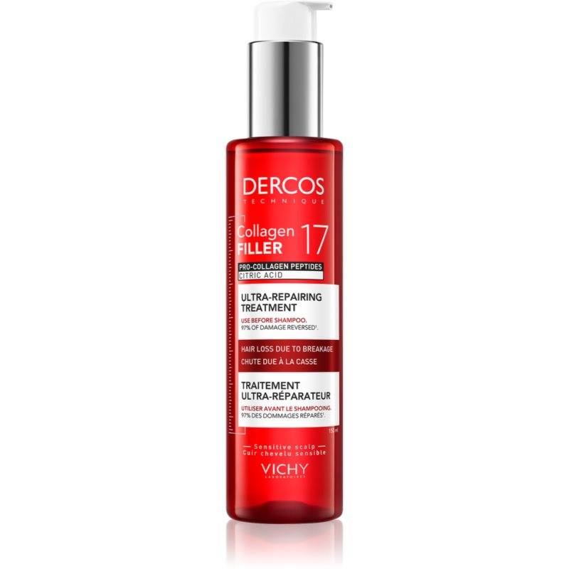 Vichy Dercos Collagen Filler 17 Regenererende behandling til svækket hår med tendens til at falde ud 150 ml - 150 ml