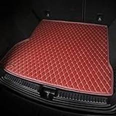 Bagageskydd Szwaldaper Anpassade bagagerumsmattor for bil, for VOLVO, alla modeller S60 Xc90 V90 S80 C30 Xc60 V60 XC-klass S90 S40 V40(Wine red)