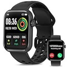 Efolen Smart Watch for Women Men, Bluetooth Call/Voice Assistant, 1.83" Fitness Watch with Heart Rate SpO2 Sleep Monitor, 100+ Sports Modes Activity Tracker, Step Counter Smartwatch for iOS Android