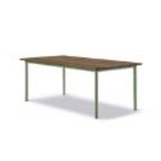 Fredericia Furniture 6631 Plan Bord 200x100 cm - Røget Eg/Modernist Green