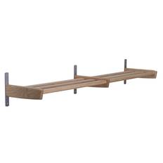 Meja Skohylla 115cm 1 plan vägg vitpigmenterad ek