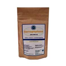 Serrapeptase (Naturligt Enzym ) 250.000IE 100 kapslar