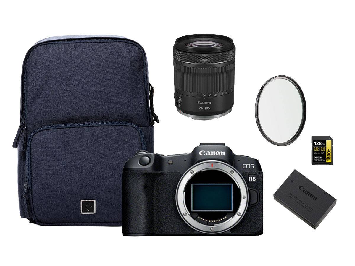 EOS R8 + RF 24-105mm f/4-7,1 IS STM Starter Kit