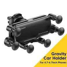 Essager Six Points Gravity Car Phone Holder Air Vent Clip Gps Mount Stand For Iphone 14 Samsung Xiaomi Smartphone Holder Support