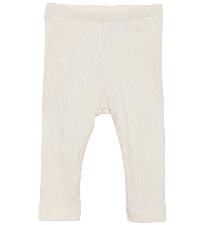 Minymo Leggings - Rib - Fröpärla - Minymo - 62 - Leggings