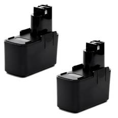 2x CELLONIC® 2607335055, 2607335108, 2607335244, 2607335071 batteri för Bosch GSR12 VES-2, PSR12 VES-2, PSR120, GBM12 VES-2 trådlösa verktyg med 12V, 3Ah och NiMH