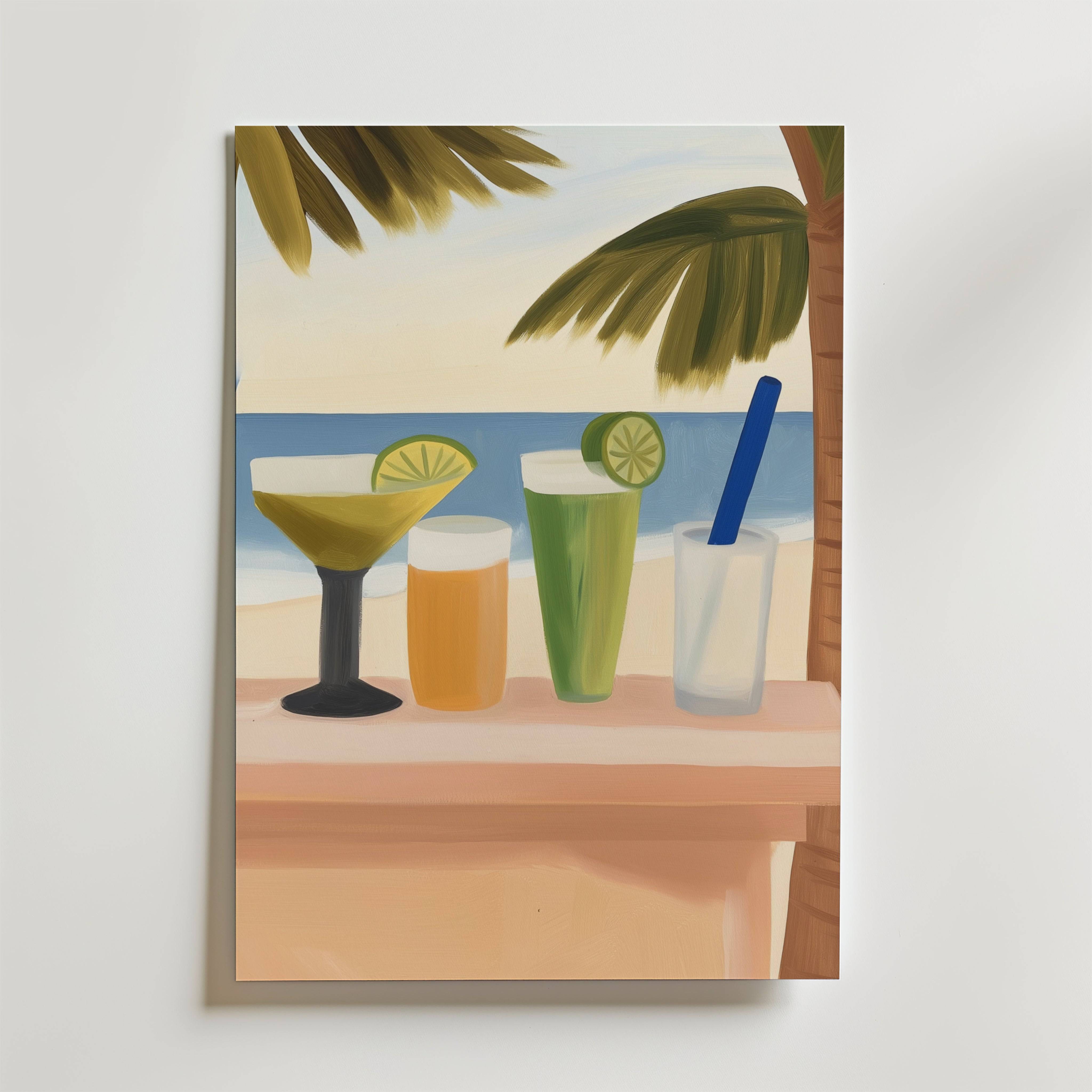 Island Vibes Poster - Fine Art Poster 30x40 cm