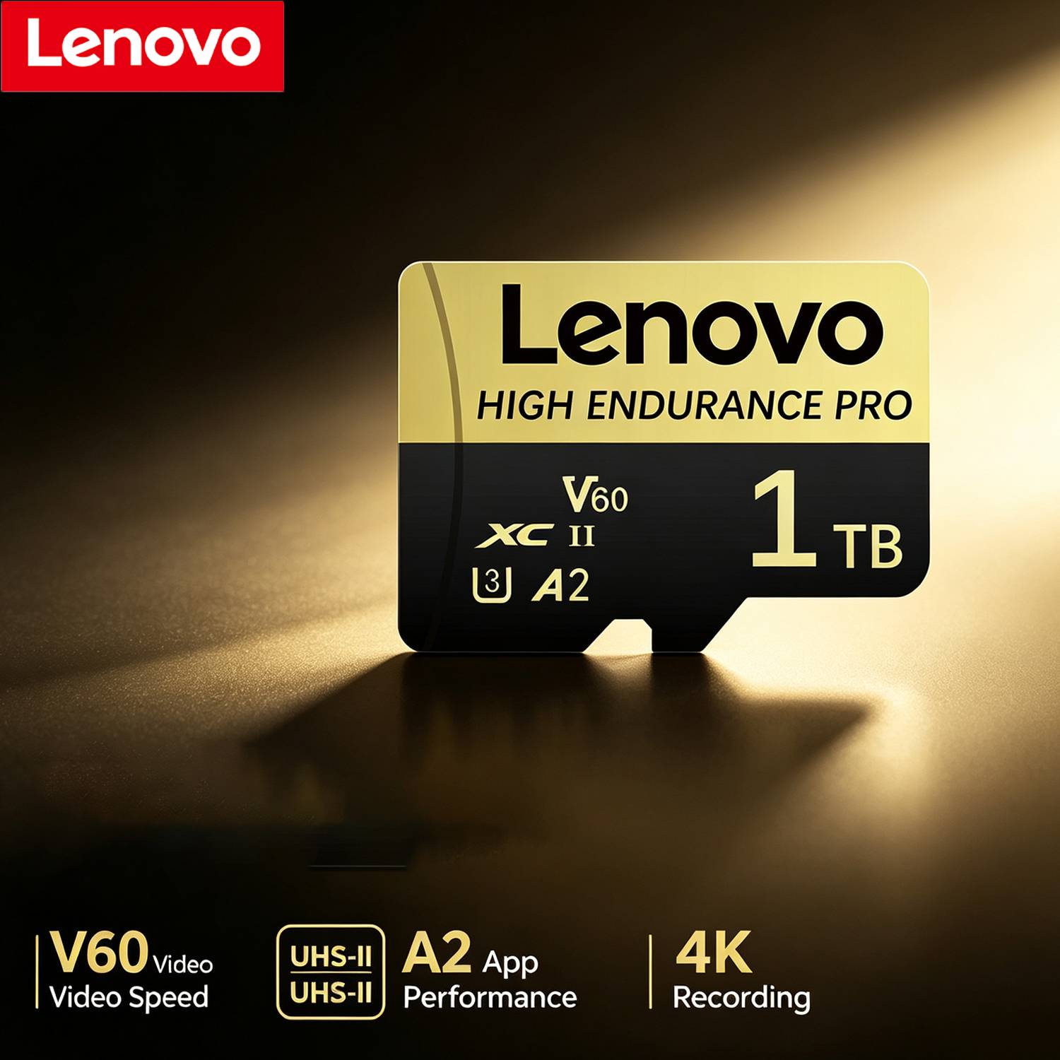 Lenovo 1TB Micro SD Card High Speed Cartao De Memoria 128GB Support 4K V60 TF Flash Card SD Card For Phone GoPro Action Camera