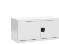 (ComputerSalg) Opbevaringsskab i stål - SMK 470x800x435 mm Grå