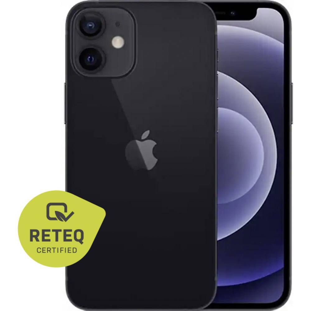 Apple refurbished iPhone 12 mini Refurbished (bra) 128 GB 5.4 tum (13.7 cm) IOS 14 12 Megapixel Svart