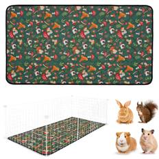 TEMU Guinea Hamster Cage Mat, Pee Pad, Washable Small Pet Bedding, Waterproof Super Absorbent Guinea Hamster Pee Pad, Non-slip Mat For Small Animals, Rabbit, Hamster, Rat - 24" "
