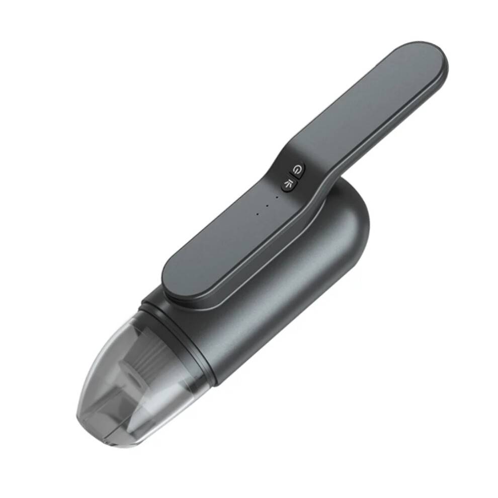 Støjsvag ledningsstøvsuger, kraftfuld og bærbar design til rengøring i hjemmet og bilen, USB genopladelig og multifunktionel støvsuger med