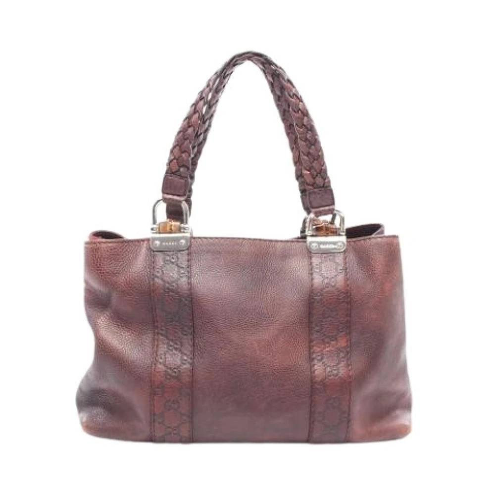 Gucci Vintage - Pre-owned Vintage Tote Bag Vintage - Dam - ONE Size - Läder