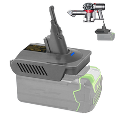 Batteri-adapter fra Greenworks 40V til Dyson V7 V8