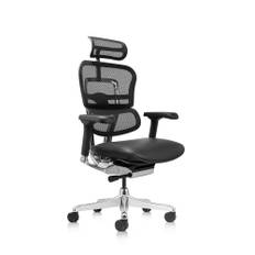 COMFORT kontorstol Ergohuman Elite2 (med nakkestøtte) - Lædersæde - So