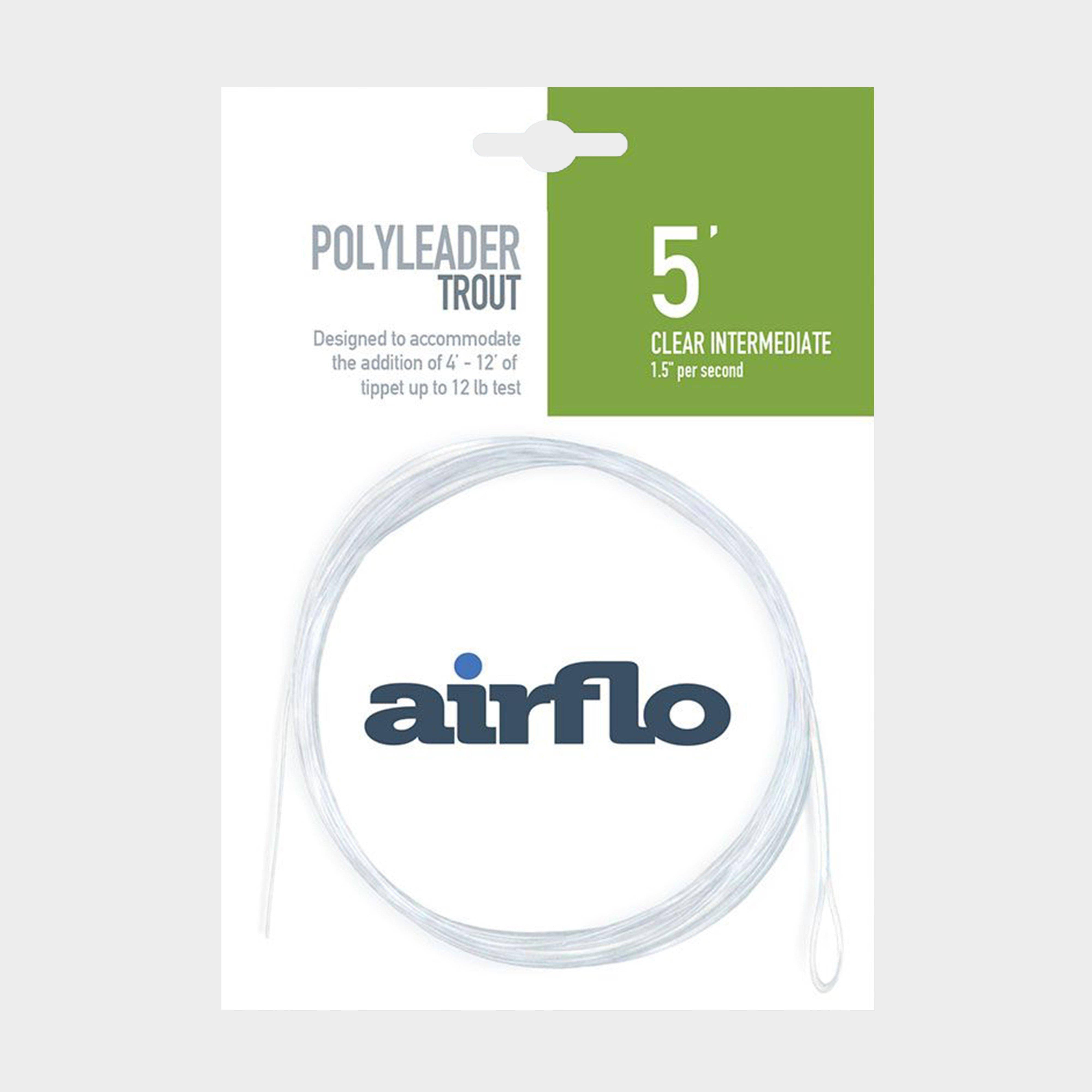Airflo Polyleader 5' Light Trout Intermediate Clear, Clear