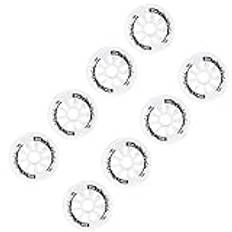 Inline rullskridskor Speed Wheel Brush Street Racing Wheel, hög elasticitet 85A, 8Pack, 90mm, 100mm, 110mm,White,110mm