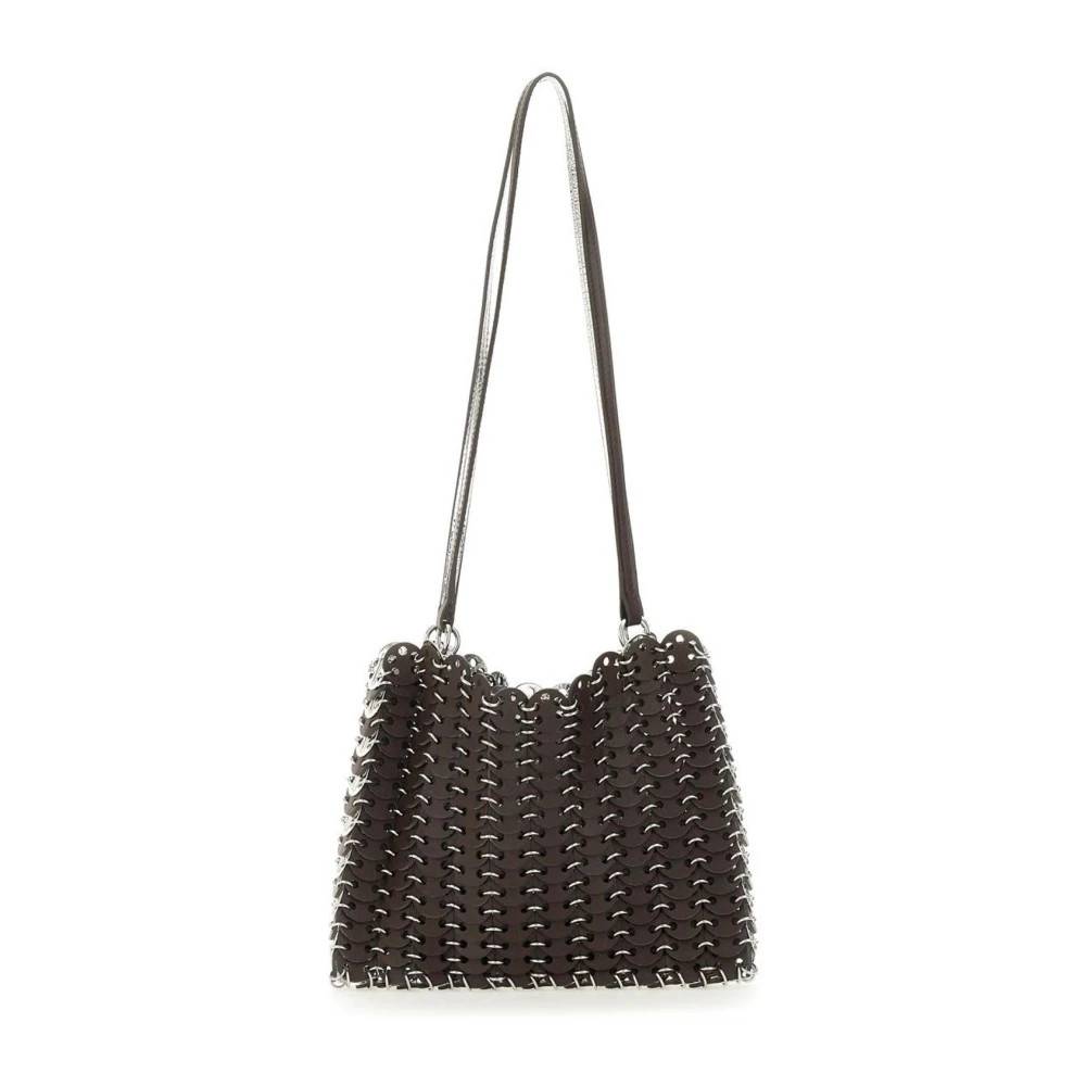 Rabanne Iconic 1969 Skuldertaske - Tasker - Dame - Brun - ONE SIZE - Uld