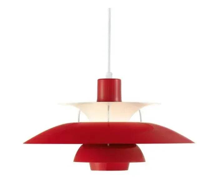 Luis Parlu Elegant Taklampa - Lyxig Belysning för Ditt Utrymme - Vinröd / 40 cm