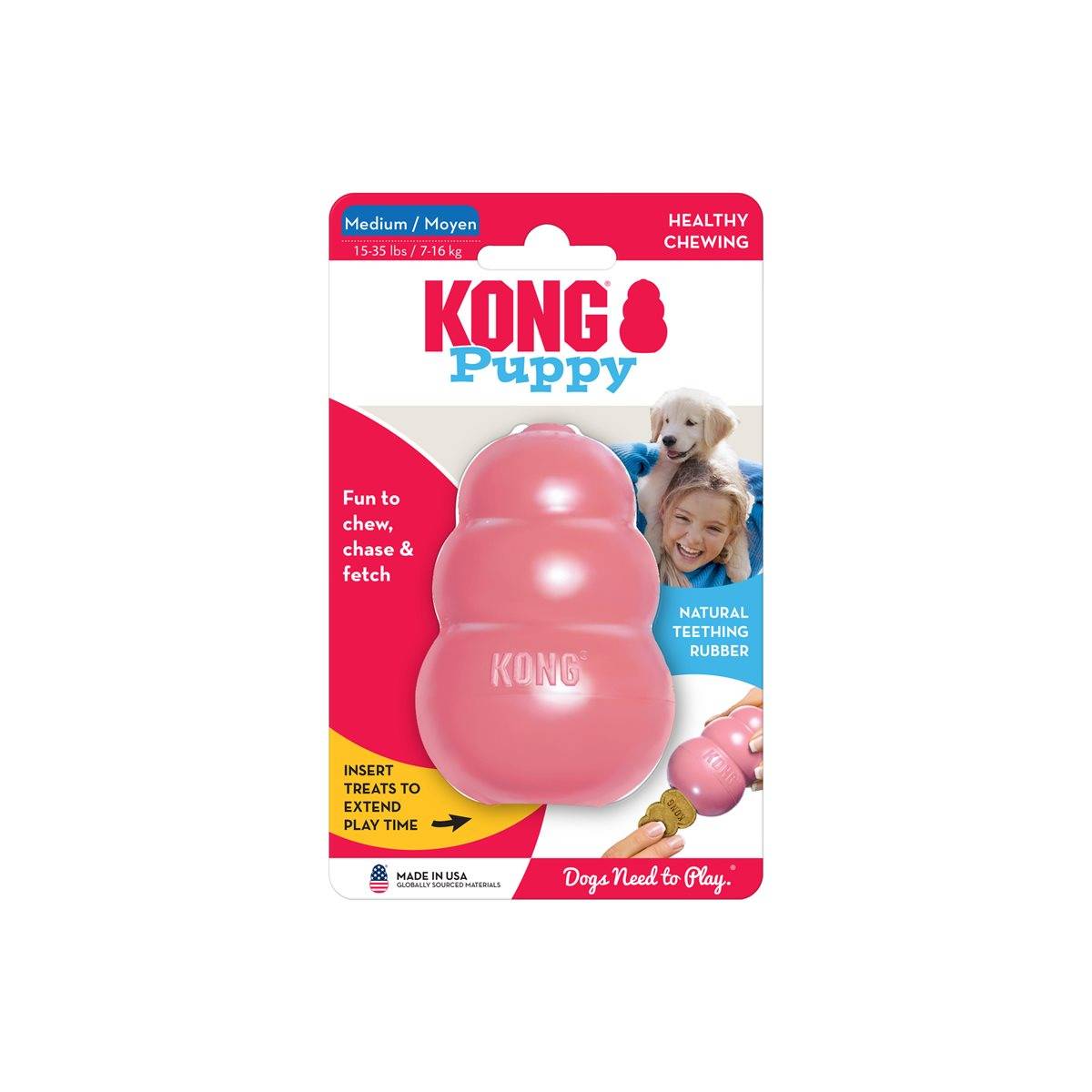 Kong Puppy - Medium - 9x6 cm