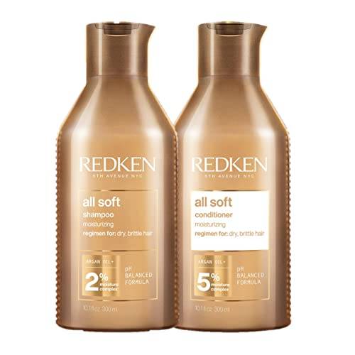 Redken | Balsam, återfuktar och mjukar upp torrt hår, All Soft, 300 ml & Redken | Schampo, återfuktar och mjukar upp torrt hår, All Soft, 300 ml