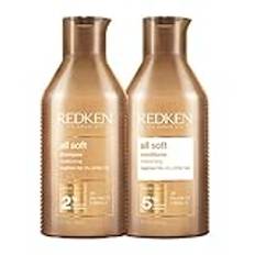 Redken | Balsam, återfuktar och mjukar upp torrt hår, All Soft, 300 ml & Redken | Schampo, återfuktar och mjukar upp torrt hår, All Soft, 300 ml