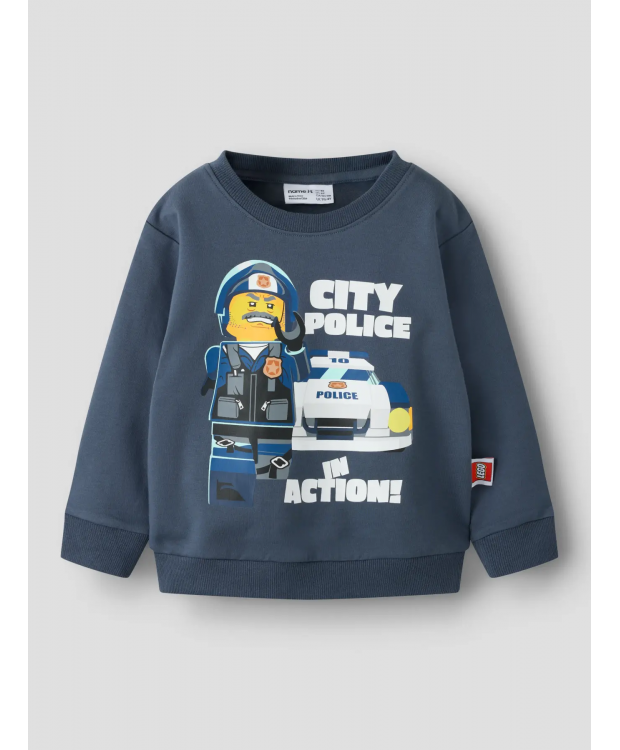 Name It LEGO sweatshirt i ombreblå til drenge
