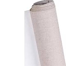 LXLAEOANG Linne rulle grundad vit blandad canvas förnödenheter för konstnärer i hög ett lager för oljemålning för konstmålning av kritor (Width 38 cm 5M Length)