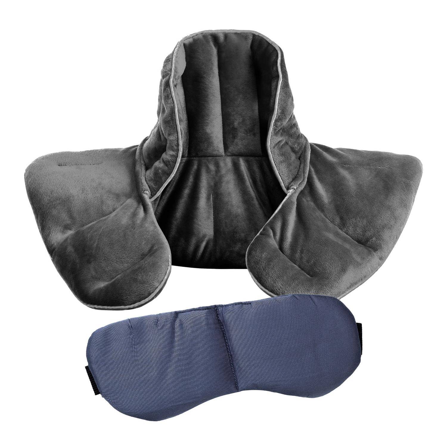 Paketerbjudande Ögonmask med Vikt i Bambu + Therma Comfort Tyngdkrage med Aromaterapi
